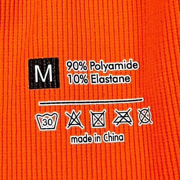 Women’s Flex Rib Crop Top Matching Shorts Set Medium - Picture 10 of 12